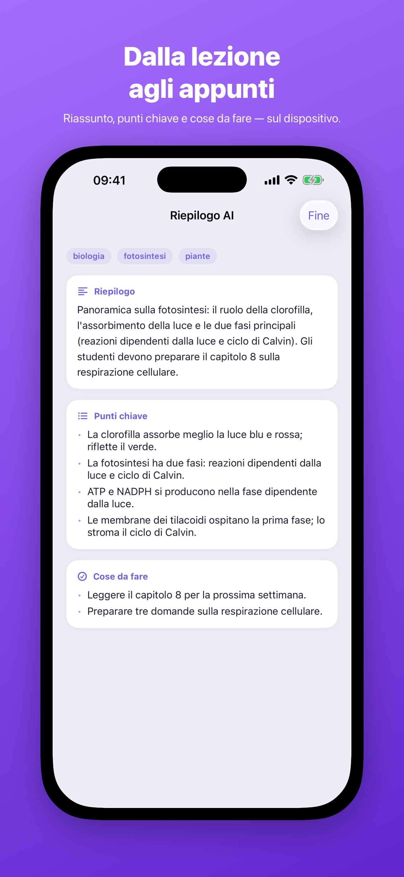 Riassunto generato dall'AI